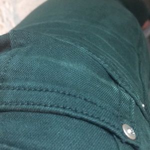 Dark Green Gap Legging Jeans